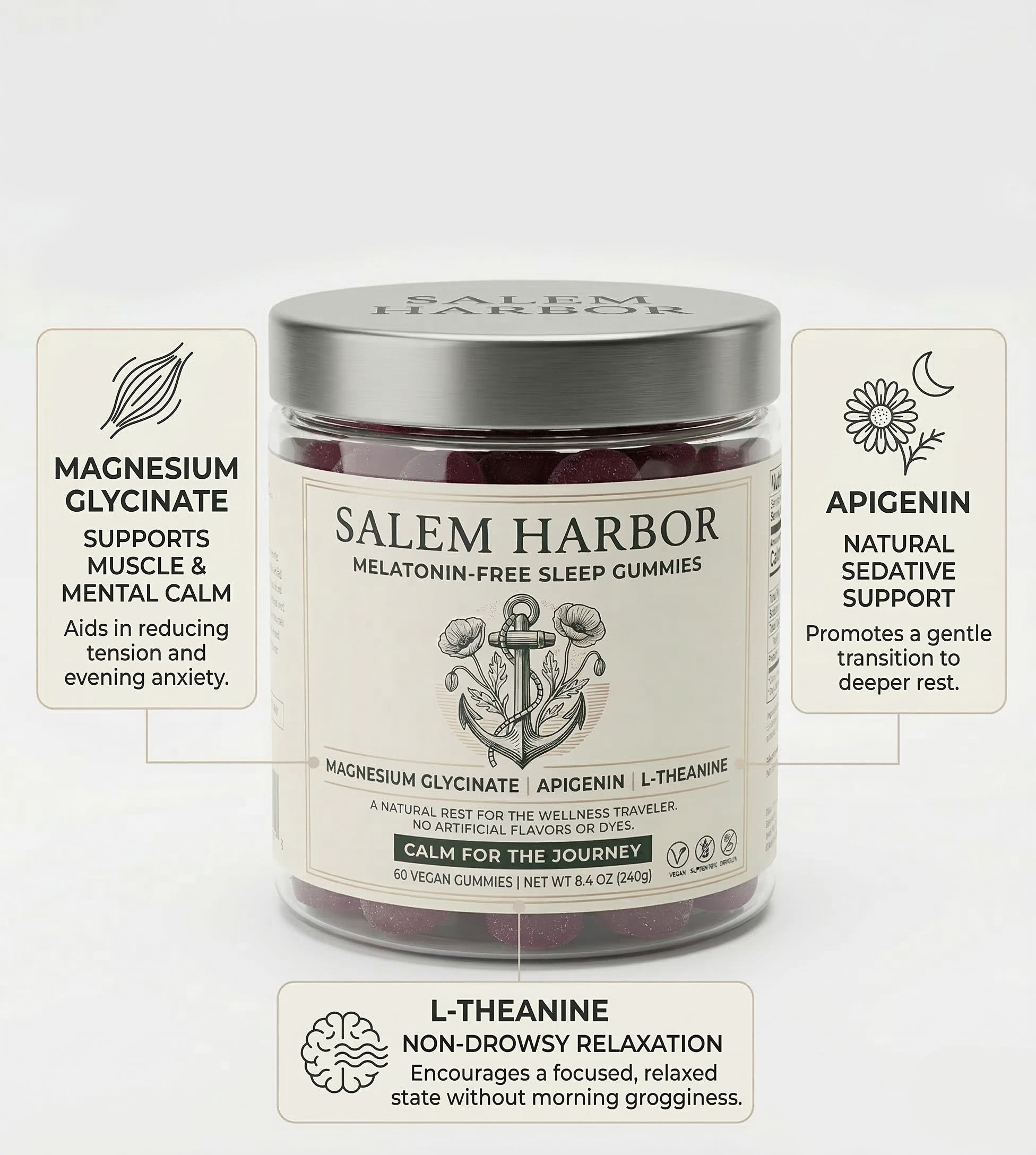 Nightcap Melatonin-Free Sleep Gummies